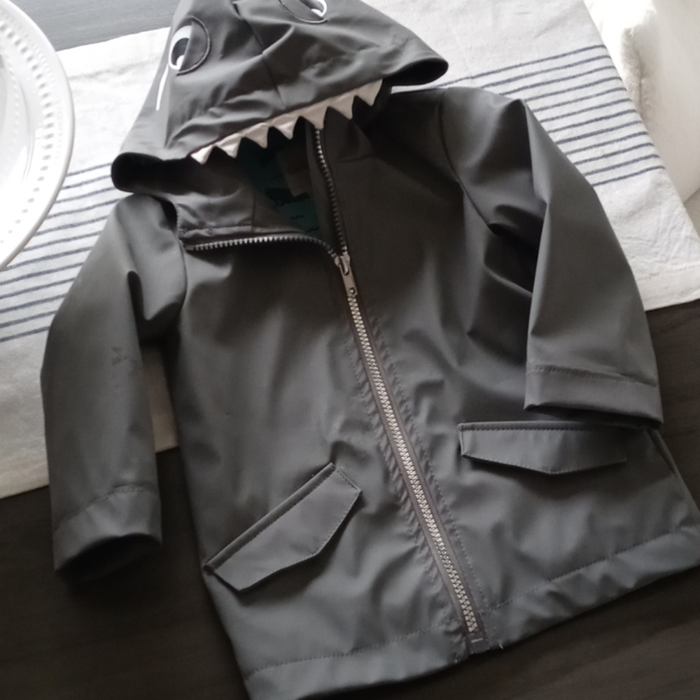 Toddler's Cat & Jack shark raincoat, 18mos